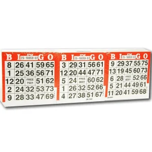 Longfield Games Klassiska | Bingobricka Singel 1500-Pack