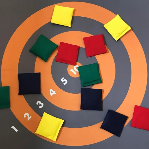Target Floor Game Handi Life Sport Familjespel | Floor Target Mat + 12 Bean Bags ...