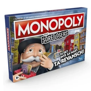 Hasbro Familjespel | Monopoly: For Sore Losers (Swe.)