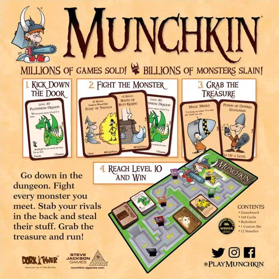 munchkin_deluxe_1.webp Steve Jackson Games Kortspel | Munchkin Deluxe