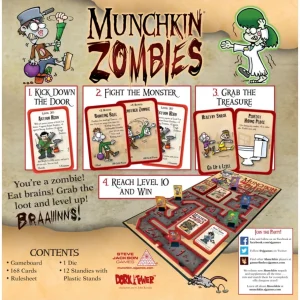 Steve Jackson Games Kortspel | Munchkin Zombies: Deluxe